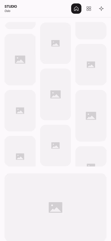 The Design studio seed on a phone
